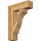 Ekena Millwork Balboa Block Rough Sawn Bracket, Western Red Cedar, 6"W x 24"D x 32"H BKT06X24X32BOA05RWR - alternate 1